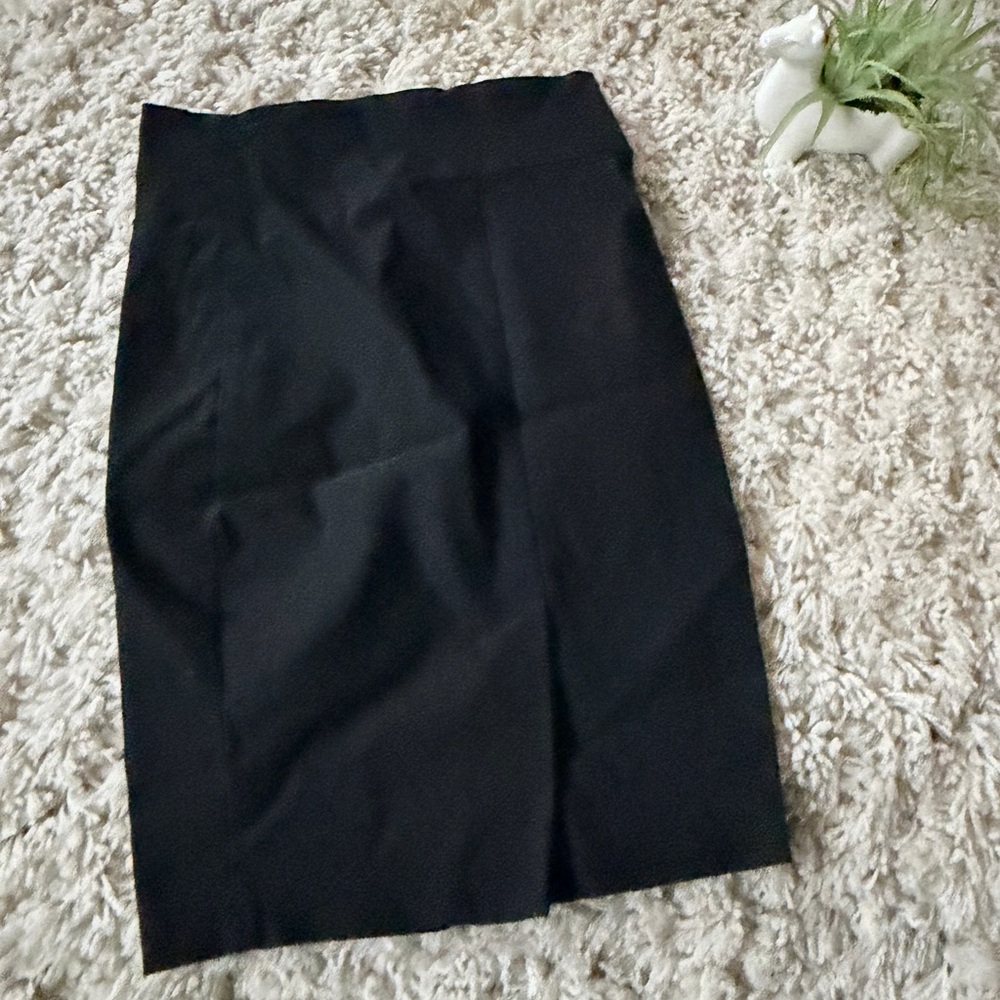 Lola Classic long professional business like thick Black Pencil Skirt